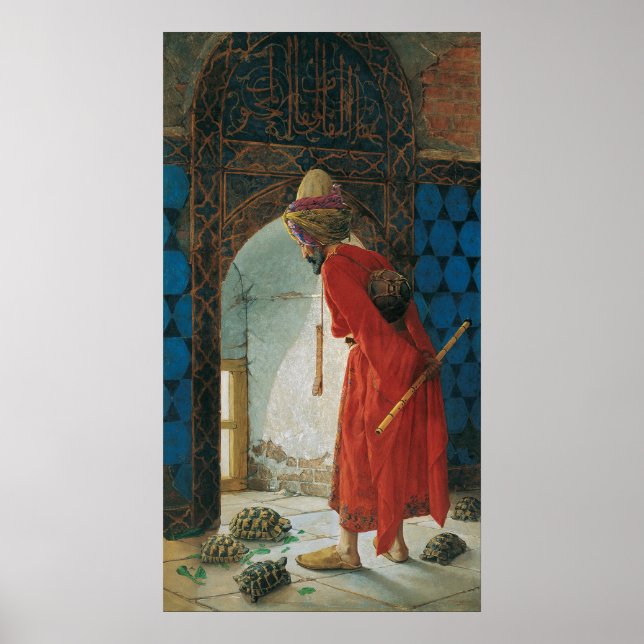 Poster Osman Hamdi Bey L'Entraîneur Tortoise (Devant)