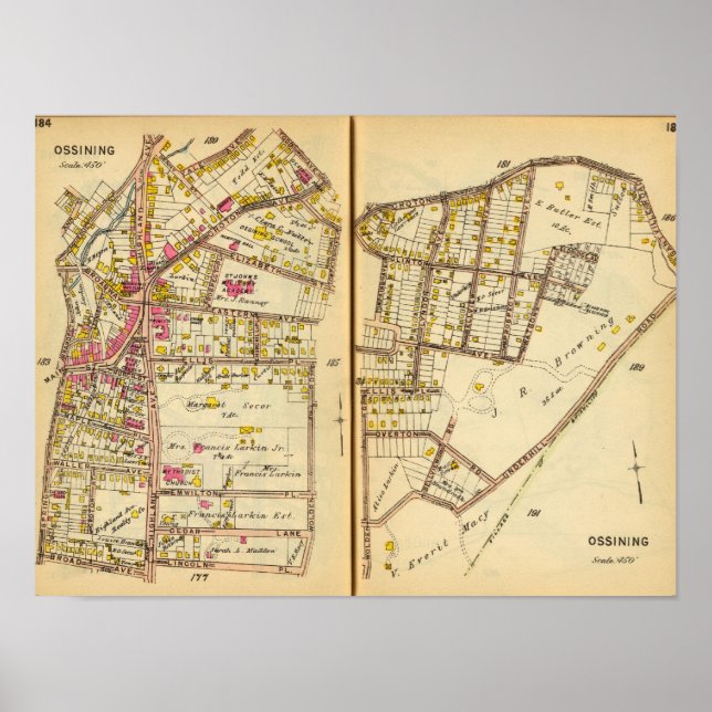 Poster Ossining, New York 4 (Devant)