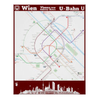 " Österreich : Wien U-Bahn métromap ...