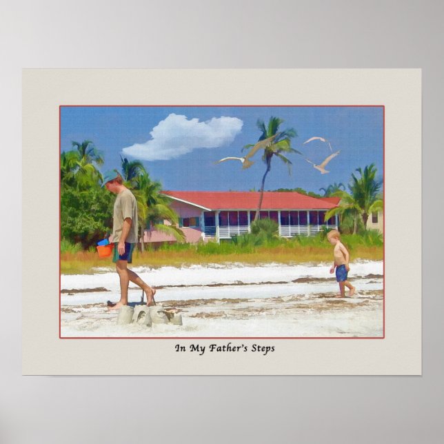 Poster ou imprimer sur les pas de mon père (Devant)