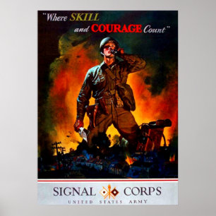 Poster Où les compétences et le courage comptent