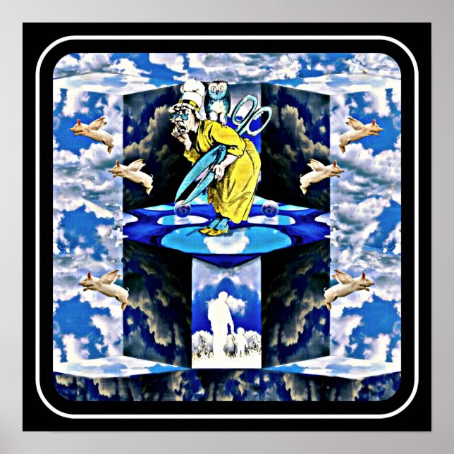 Poster où volent les cochons par Whimzwhirled (Devant)