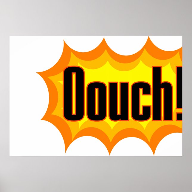 Poster Ouch! (Devant)