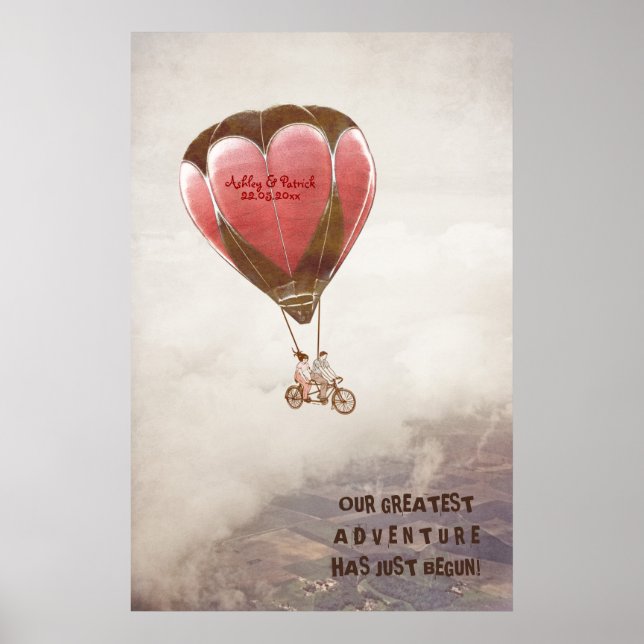 Poster Our adventure has just begun (Devant)