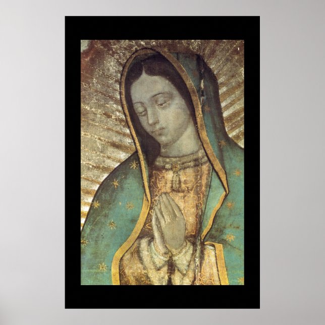 POSTER OUR BLESSED MOTHER OF GUADALUPE (Devant)