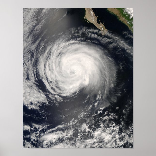 Poster Ouragan Fausto (Devant)