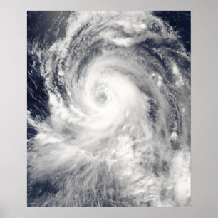 Poster Ouragan Tingting au-dessus du Marianne du nord