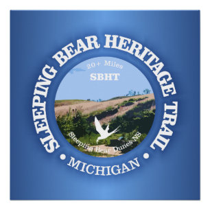 Poster Ours couché HT (cyclisme c)