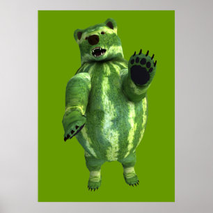 Poster Ours de la Journée nationale de la pastèque