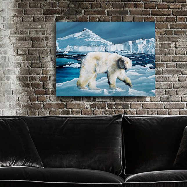 Poster Ours polaire roi de l'Arctique (Créateur téléchargé)