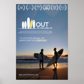 POSTER - OUT dans la file d'attente