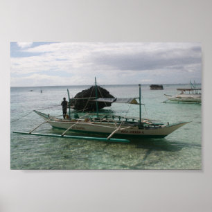 Poster Outrigger Boracay, Philippines
