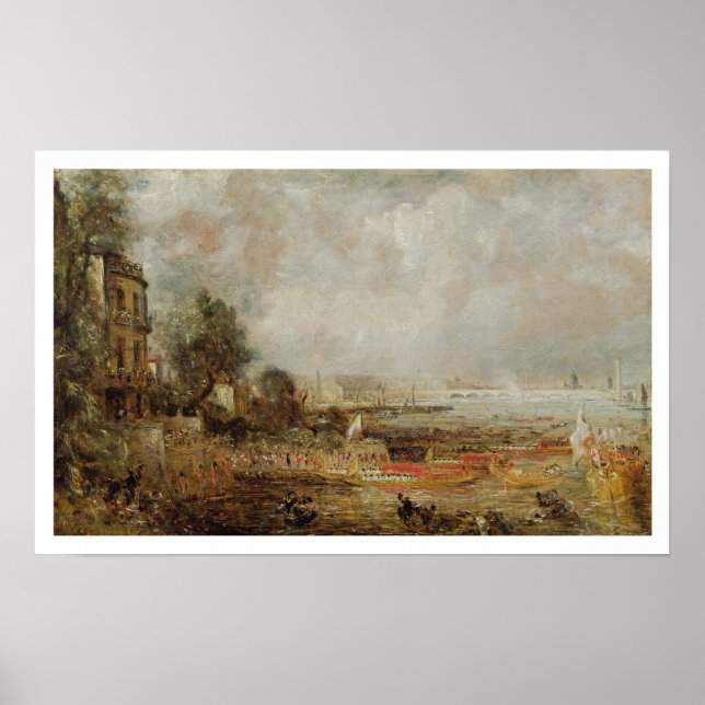 Poster Ouverture du pont Waterloo, vers 1829-1831 (pétrol (Devant)