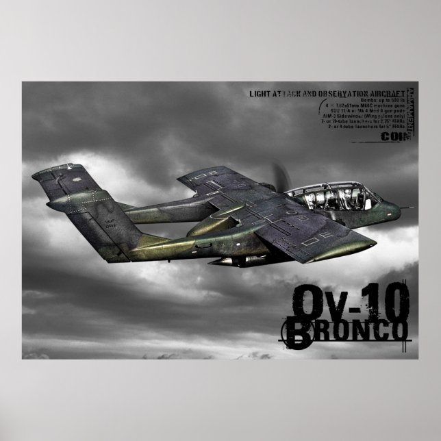 Poster OV-10 Bronco (Devant)