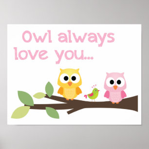Poster Owl Always Love You