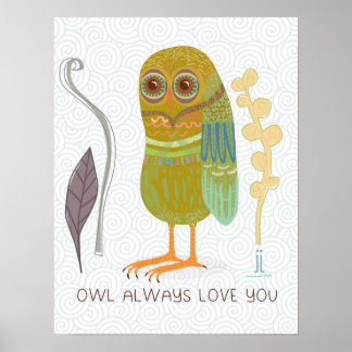 Poster Owl Always Love You