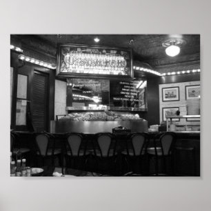 Poster Oyster Bar Quartier Français Nouvelle-Orléans, Lou