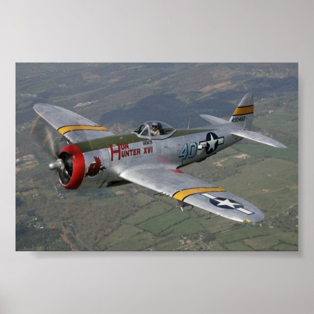 Poster p-51 Mustang (Devant)