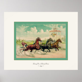 Poster Pacage Pour Un Grand Porte ~ 1890 ~ Fine Art
