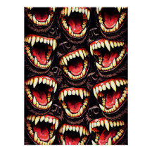 Pack de loups primordiaux aux crocs grondants Art