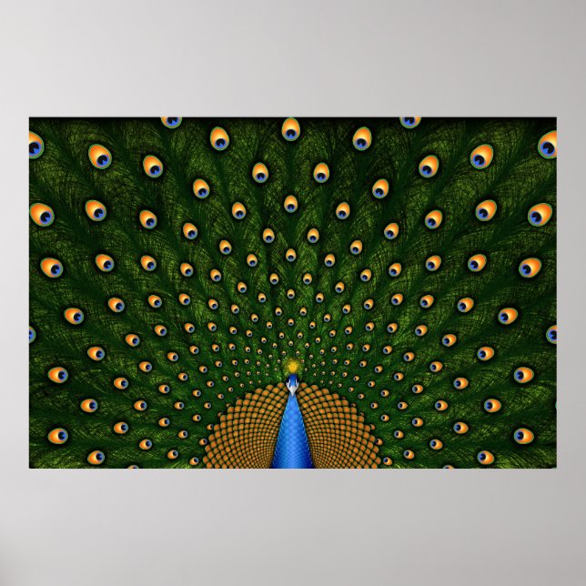 Poster Pacock (Devant)