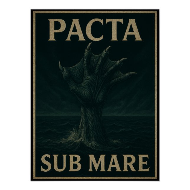 Poster Pacta Sub Mare - Pacte des Profonds (Devant)
