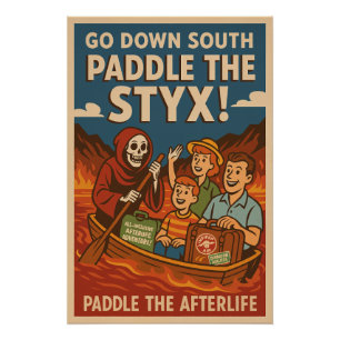 Poster Paddle le Styx - Descendre vers le sud avec Charon
