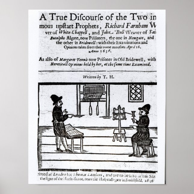 Poster Page de titre "Un vrai discours des deux �" (Devant)