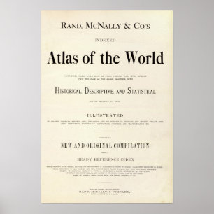 Poster Page titre d'atlas répertorié