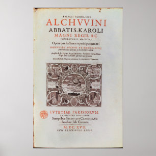 Poster Page titre de 'Abbatis Karoli Magni REGIS