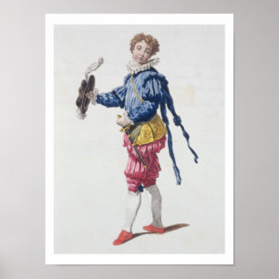 Poster Pageboy au tribunal pendant le règne d'Edward VI (