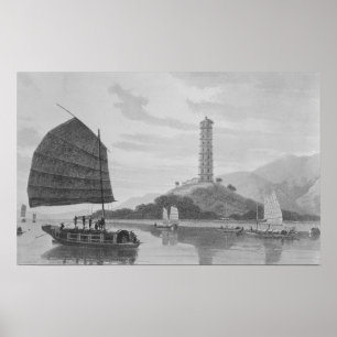 Poster Pagoda de Whampoa, 1810