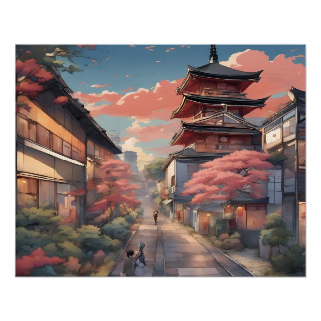 Poster Pagode (Devant)