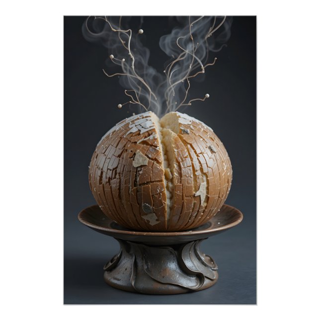 Poster Pain Artistique En Céramique (Devant)