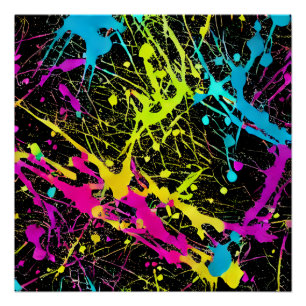Poster Paint Neon brillant