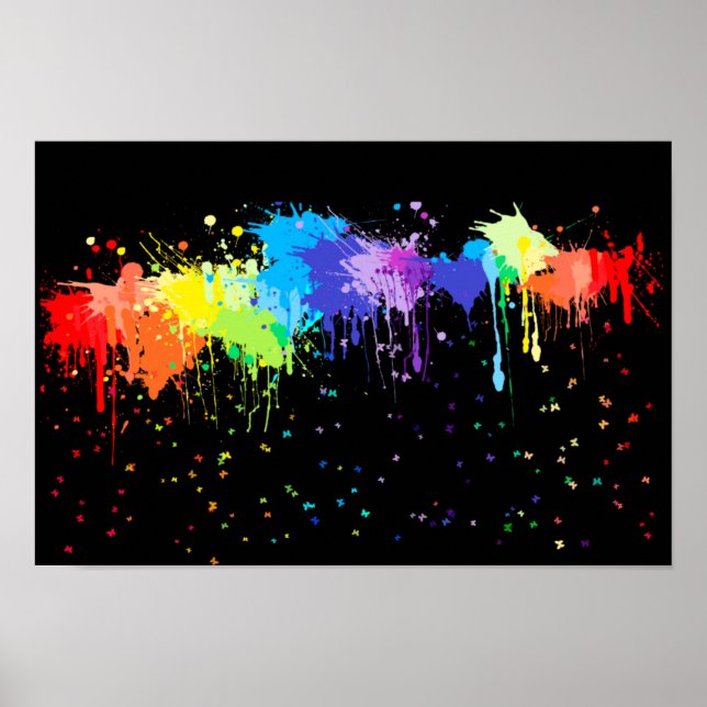 Poster Paint Splash (Devant)