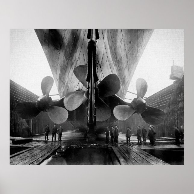 POSTER PAINTERLY TITANIC PROPS (Devant)