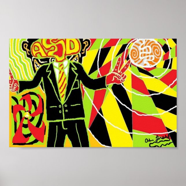 Poster Paix/Rasta (Devant)