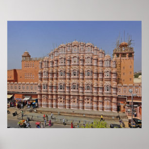 Poster Palace of the Winds (Hawa Mahal), Jaipur, India,