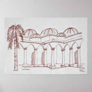 Poster Palais de Topkapi Istanbul, Turquie