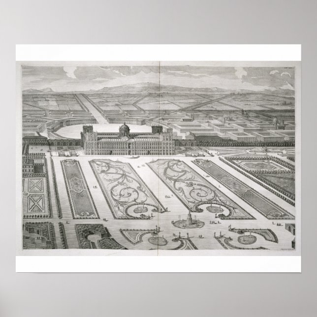 Poster Palazzo di Caserta, de 'Dichiarazione dei Disegn (Devant)