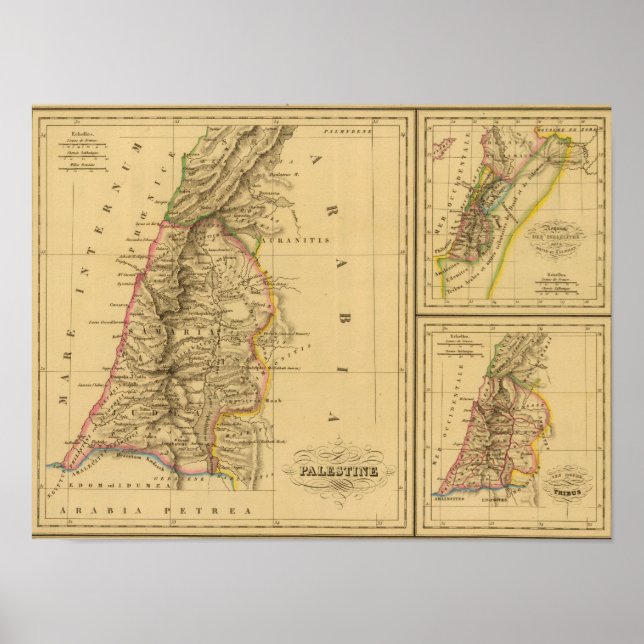 Poster Palestine, Royaume des Israélites (Devant)