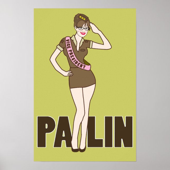 Poster Palin Pinup (Devant)