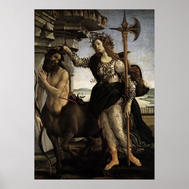 Poster Pallas et la toile Centaur Imprimer (Devant)