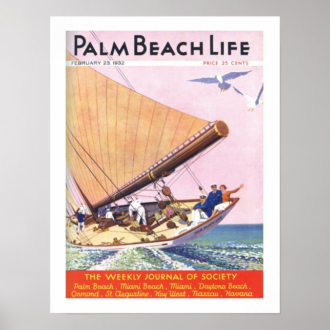 Poster Palm Beach Life #15 print (Devant)