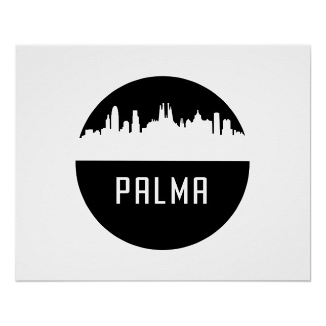 Poster Palma | cities of Spain (Devant)