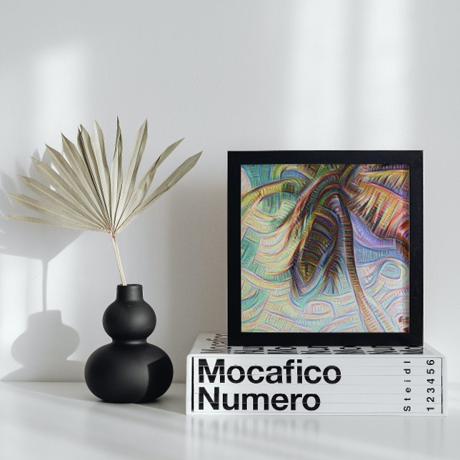 Poster Palmier arc-en-ciel Abstrait (Créateur téléchargé)