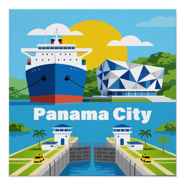 Poster Panama Ville Panama (Devant)