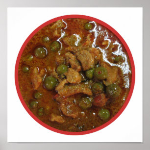 Poster Panang Thai Curry [พ ะ แ น ง] ... Thaïlande