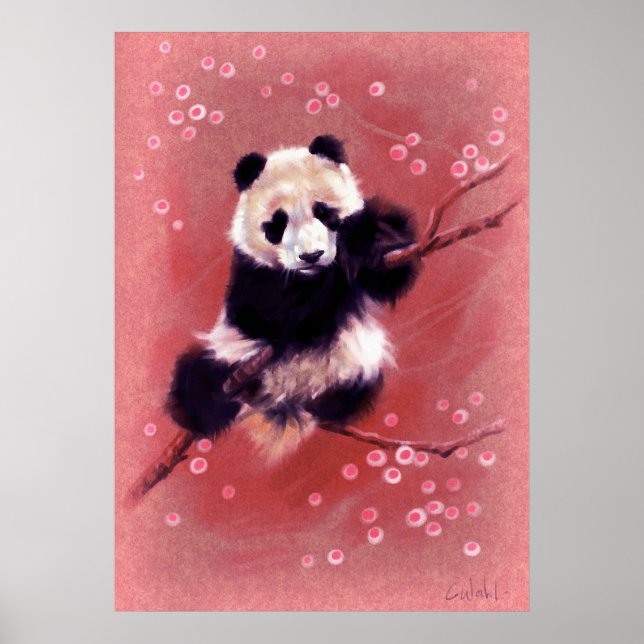 Poster Panda Blossom (Devant)